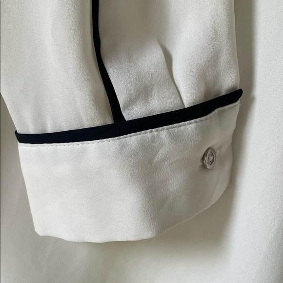 METAPHOR Black Trim Long Sleeves Button Down Shirt Sz XL - Picture 5 of 10